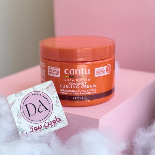 کرم فرکننده نارگیل و شی باتر کنتو (Cantu Shea Butter Coconut Curling Cream)