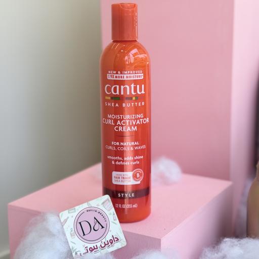 کرم فعال‌کننده و مرطوب‌کننده فر کنتو (Cantu Shea Butter Moisturizing Curl Activator Cream)